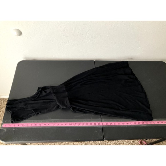 Torrid Dress Women 1x Black Corset Tie Sleeveless‎ Ribbed Flowy Stretch Peasant - Picture 13 of 16